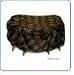 Two Dogs Designs, 84 Round Table Cover, Banana Leaves