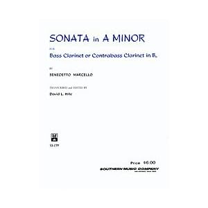 Sonata in A Minor for Bass Clarinet