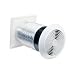 Broan Model 512M 6-Inch Through the Wall Ventilator, 70 CFM, 3.5 Sones