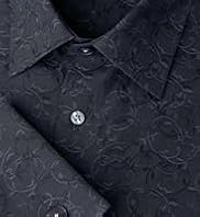 Autograph Pure Cotton Jacquard Floral Shirt