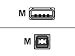 APC - USB cable - 4 PIN USB Type A (M) - 4 PIN USB Type B (M) - 3 m ( USB / Hi-Speed USB )