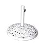 CAST IRON WHITE UMBRELLA BASE