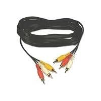 Belkin Pro Series Audio Cable, Triple Phono to RCA Cable (Red/White/Yellow) 1.5m