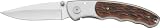Maxam Jig Bone Style Liner Lock Knife WOOD HANDLE LINER LOCK KNIFE