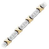 10kt. Two-Tone Gold, 1 ct. tw. Diamond Fashion Bracelet