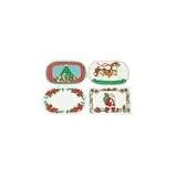 Christmas Vinyl Christmas Placemats- 4 Styles (pack Of 72) Pack of 72 pcs by Christmas