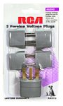 RCA - RCA Foreign Voltage Plugs (5 Pack) (AH240X)