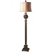 Knotted Rattan Floor Lamp in Natural Rattan Vine