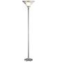 Meyda Tiffany 72in. High Van Erp Silver Mica Torchiere Lamp 69267