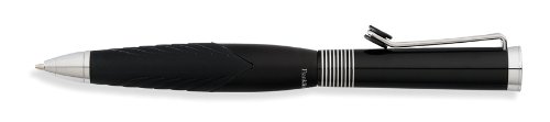 Franklin Covey Norwich, Ballpoint Pen, Raven Black and Chrome with Rubberized Grip, by Cross  (FC0062IM-1)