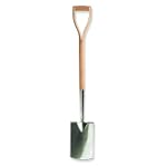 Brook & Hunter 11030DY Premium 43-Inch Border Spade with Handcrafted Red Oak Handle and Stainless Steel Alloy Polished Blade