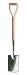 Search : Brook & Hunter Premium 43-Inch Border Spade With Hand Crafted Red Oak Handle And Stainless Steel Alloy Polished Blade #11030DY