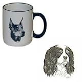 Cavalier King Charles Spaniel Country Mug, Porcelain by Rosalinde (12 oz.)