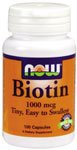 Biotin by NOW Foods - (1mg - 100 Capsules)
