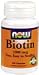 Biotin 1000 mcg by Now Foods - 100 Capsules
