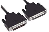LSZH Cable, DB25 Male / DB25 Female, 2.5 ft