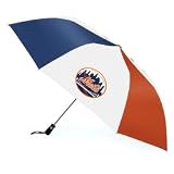 New York Mets MLB Auto Open Golf Size Folding Umbrella
