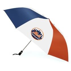 New York Mets MLB Auto Open Golf Size Folding Umbrella