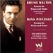 Classical Music : Walter/Pfitzner: Violin Sonatas