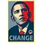 Barack Obama (Change) RARE Campaign Poster 24 x 36