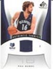 2006 SP Authentic Pau Gasol Game-Worn Jersey Card