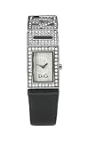 D&G Dolce & Gabbana Shout Rhinestone Logo Silver Dial Women's Watch #DW0505