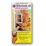 Tools & Hardware : Warp's Shrink-It Window Kit, 54" x 84"