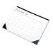 Office Products : Recycled Monthly Two-Color Calendar Desk Pad, Jan - Dec, 22"x17", Blue/Gray HOD164