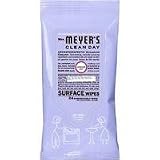 Mrs. Meyers Clean Day Aroma-therapeutic Household Surface Wipes, Lavender. (24 wipes /pack)