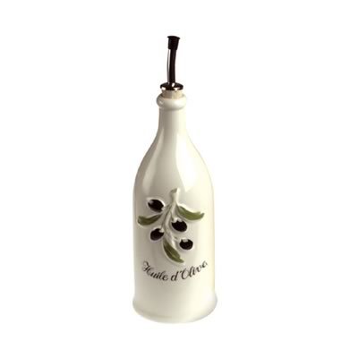 Revol La Provence P94-7-1093/286 Round 8.75 oz Olive Oil Bottle, Cream