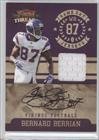 2010 Panini Threads Game Day Jerseys Autographs #22 - Bernard Berrian/15