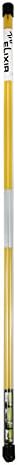 2 Sticks, Golf Practice Training Aids Trainer Golf Alignment Training Sticks Equipment(Yellow) in Convenient Carrying Tube, GTS-Y