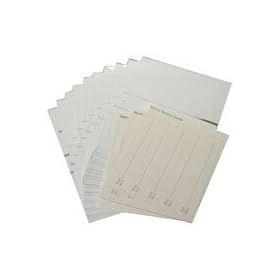 3-Ring Deluxe Photo Album Medium Refills for 4x6/7 inch Prints; 10Pk