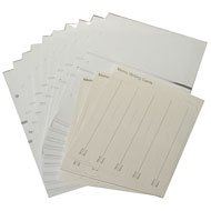 3-Ring Deluxe Photo Album Medium Refills for 4x6/7 inch Prints; 10Pk