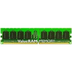 Kingston ValueRAM - Memory - 4 GB : 2 x 2 GB - DIMM 240-pin - DDR2 - 400 MHz / PC2-3200 - CL3 - 1.8 V - unbuffered - non-ECC