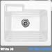 CorStone WESTERLY DROP-IN LAUNDRY SINK WITH WASHBOARD - 1 HOLE 12-1-00