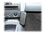 Waeco SKK070 Echtleder Telefonkonsole mit Getr&auml;nkehalter schwarz f&uuml;r Skoda Fabia ab Bj. 2000