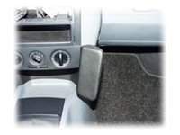 Waeco SKK070 Echtleder Telefonkonsole mit Getr&auml;nkehalter schwarz f&uuml;r Skoda Fabia ab Bj. 2000