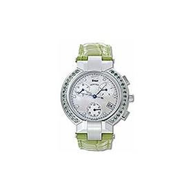 Concord 0310409 La Scala White Mother-of-Pearl Dial Leather Alligator Ladies Chronograph Watch