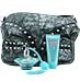 CURIOUS BRITNEY SPEARS EDP SPRAY 3.3 OZ & BODY SOUFFLE 3.3 OZ & BLACK STUDDED MESSENGER BAG