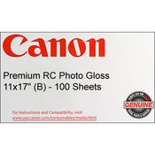 Office Product: Canon 0251V318 Gloss Resin Coated Ledger Sheet  100 Sheets 