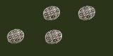 Dolan Bullock Enamel Silver Tone Cuff Links STS-27000