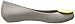 mel Dreamed by melissa Women's Pop Heart Ballet Flat,Grey,9 M US
