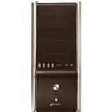 Revoltec SIXTY1 PC-Geh&auml;use (Midi Tower, ATX, 2x e-SATA, 2x USB 2.0) schwarz/silber