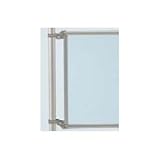 YKK　歩行補助用手すり　パルトナーUDフェンス　パネル5型（ポリカーボネートパネル）　T100　分割用端部カバー 　プラチナステン