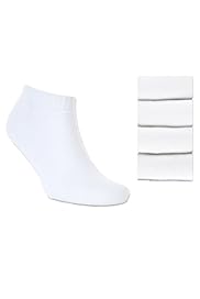 5 Pairs of Cotton Rich Quarter Sports Socks