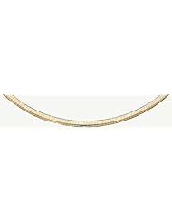3mm Light Omega Necklace 18"