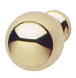Knob - 19mm - Modern Brass Knob