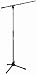 Audio2000'S Floor Tripod Microphone Stand with Boom (Black) AST4302B, AV Furniture, Accessories