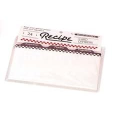 4 x 6 Recipe Card Dividers O96 by Harold Imports